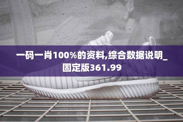一码一肖100%的资料,综合数据说明_固定版361.99