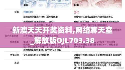 新澳天天开奖资料,网络聊天室_解放版OJL703.38