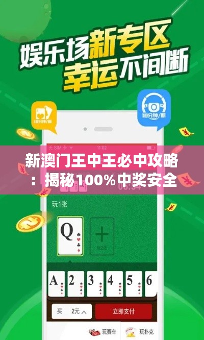 新澳门王中王必中攻略:揭秘100%中奖安全策略与版BNI34.01技巧