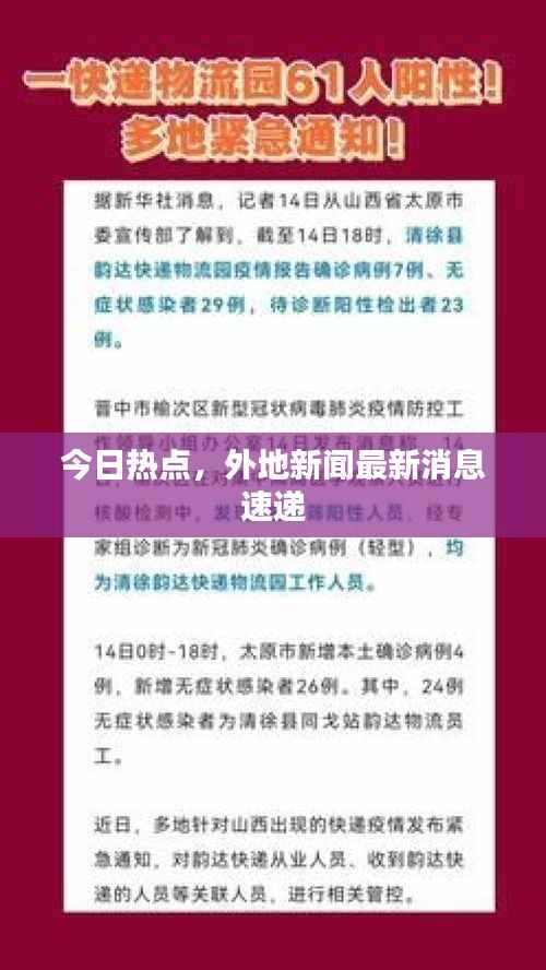 今日热点,外地新闻最新消息速递