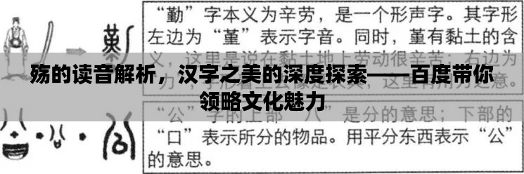 殇的读音解析，汉字之美的深度探索——百度带你领略文化魅力