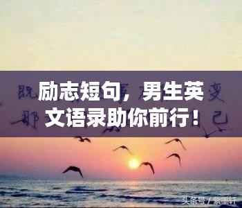 励志短句,男生英文语录助你前行!